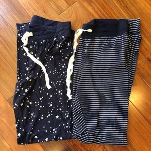 Set of 2 lightweight print modal sleep jogger xs/s